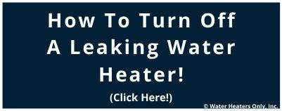 leaky water heater tips