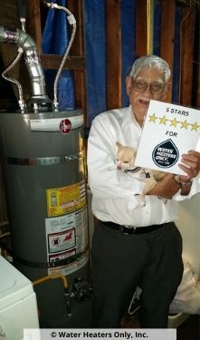 los angeles water heater review with dog