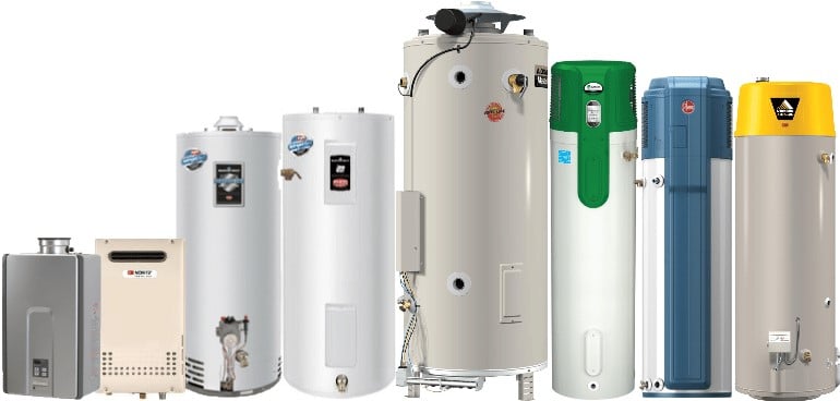 glendale water heater options